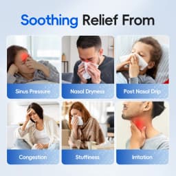 Electric Nasal Rinse Machine for Sinus Relief & Nasal Care, 4 Tips, 30 Salt Packs, Nasal Irrigation Sinus Kit for Adult & Kid