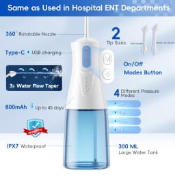 Electric Nasal Rinse Machine for Sinus Relief & Nasal Care, 4 Tips, 30 Salt Packs, Nasal Irrigation Sinus Kit for Adult & Kid
