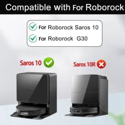 Roborock Saros 10 Accessories Main Roller Side Brush Hepa Filter Mop Cloth Dust Bag robot vacuum cleaner Parts