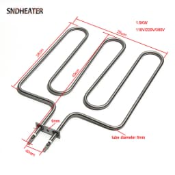 SNDHEATER Electric Sauna Heating Element 3U 4U 5U Air Dry Oven Heater 110v 220v 380v 1500w 2000w 3000w Stove Grill Spare Part