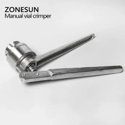 ZONESUN ZS-PVC1 Handheld Vial Crimper Sealer Manual Capper for 11-32mm Aluminum & Flip-Off Caps Bottle Capping Tool