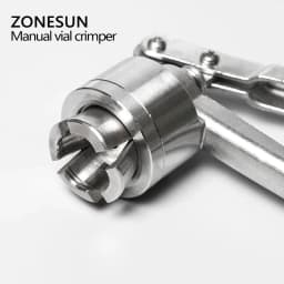 ZONESUN ZS-PVC1 Handheld Vial Crimper Sealer Manual Capper for 11-32mm Aluminum & Flip-Off Caps Bottle Capping Tool