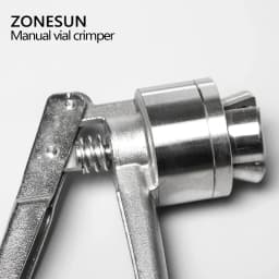 ZONESUN ZS-PVC1 Handheld Vial Crimper Sealer Manual Capper for 11-32mm Aluminum & Flip-Off Caps Bottle Capping Tool