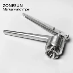 ZONESUN ZS-PVC1 Handheld Vial Crimper Sealer Manual Capper for 11-32mm Aluminum & Flip-Off Caps Bottle Capping Tool