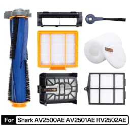 For Shark AV2500AE AV2501AE RV2502AE Robot Vacuum Accesso Main Side Brush Hepa Filter Spare Parts Replacement Kit Pack