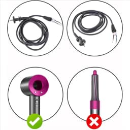 Universal Accessories For Dyson HD01/02/03/04/07/08 Power Cable 2.7M EU Plug