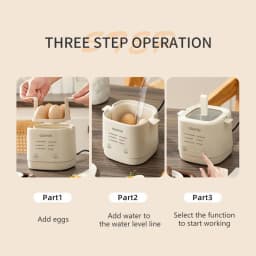 6 Eggs Boiler Steamer Multi Function Rapid Electric Egg Cooker Auto-Off Generic Omelette Cooking Tools Kitchen Utensil Breakfast