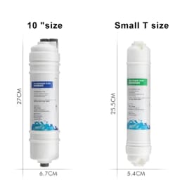Waternoble 10 Inch Water Filter Replacement Activated Carbon Filter for Chlorine Removal Water Purification & Reverse Osmosis