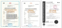 Coronwater 25W Lamp and Sleeve Quartz Packs Replacement to 6GPM Water Filter UV Disinfection