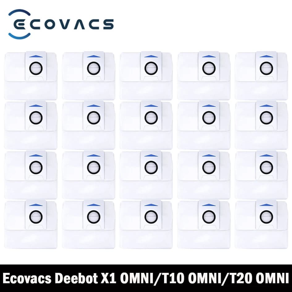 For Ecovacs Deebot X1 OMNI / T10 OMNI / T20 OMNI Dust Bag Accessories Dustbin Garbage Bag Vacuum Bag Robot Vacuum Cleaner Parts