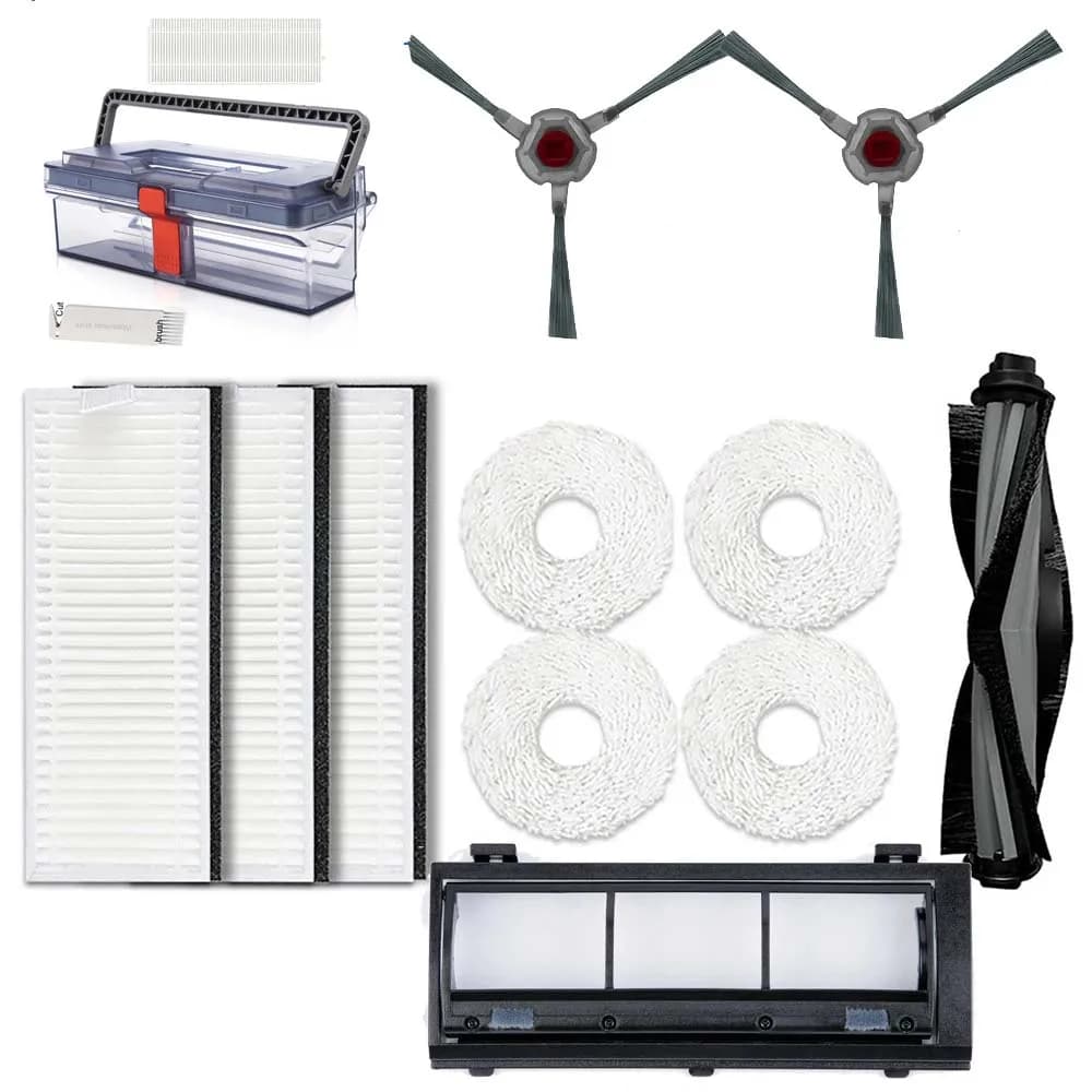 For Yeedi Mop Station Self-cleaning Robot Side Brush Main Brush Filter Dust Box Mop Spare Parts Roller Brush Cover Accessories
