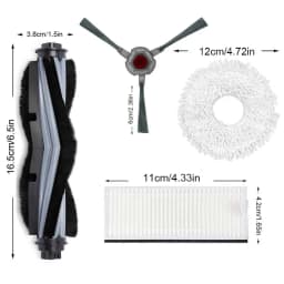 For Yeedi Mop Station Self-cleaning Robot Side Brush Main Brush Filter Dust Box Mop Spare Parts Roller Brush Cover Accessories