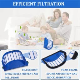 For IRobot Roomba 675 650 690 600 Series Vacuum Cleaner Bristle Side Brush HEPA Filter Replacement Kit Accessories Spare Parts