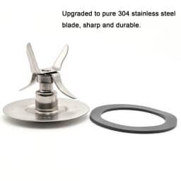 Blender Blade for Oster Ice Juicer Mixing Knife Quiet 4-Leaf Upgrade 304 Stainless Steel Blade Pure Copper Sealed Bearing