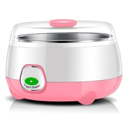 1L Yogurt Maker with Stainless Steel Container Electric Yogurt Maker with Constant Temperature Control for Homemade Yogurt Natto