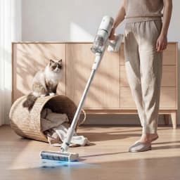 MIJIA Wireless Vacuum Cleaner 4,Comb Teeth Anti-Tangle Design,Lntelligent Dust Sensor,230AW Suction,90min Runtime,CN Version