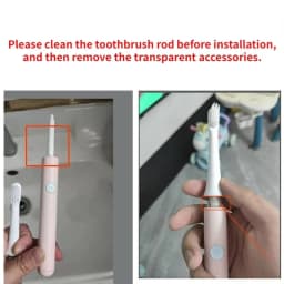 Replacement Toothbrush Head for SOOCAS EX3 SO WHITE EX3 PINJING EX3 Electric Toothbrush Head Soft Bristles Nozzles