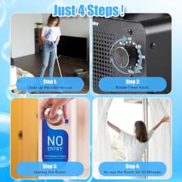 2in1 Ozone Generator 60g/h O₃ Output Air & Water Purification Modes Commercial Industrial Ozone Machine Ionizer Deodorizer