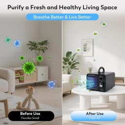 2in1 Ozone Generator 60g/h O₃ Output Air & Water Purification Modes Commercial Industrial Ozone Machine Ionizer Deodorizer