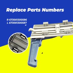 Dishwasher Basket Adjusting Mechanism Assembly Adjuster for Samsung,1PCS,Right,673001300587 New Universal