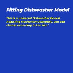 Dishwasher Basket Adjusting Mechanism Assembly Adjuster for Samsung,1PCS,Right,673001300587 New Universal
