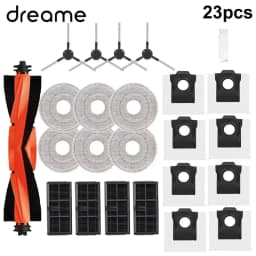 Dreame L10s Pro Ultra Heat, X30 Ultra, X30 Pro Accessories Vacuum Cleaner Replacement Main Side Brush Filter Mop Dust Bag