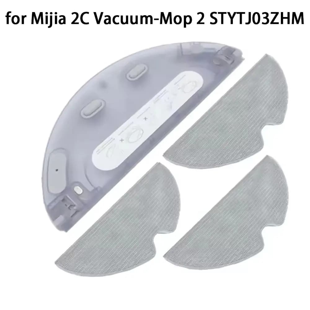 New Original Water Tank for Mijia 2C Vacuum-Mop 2 STYTJ03ZHM Robot Vacuum Cleaner Water Tank Mop Cloths Replace Accessories