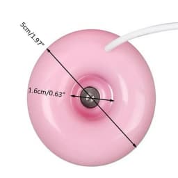 Mini Donut Negative Ion Humidifier USB Round Household Air Purifier for Home Office Desktop Donut Steam Diffuser Mini Sprayer