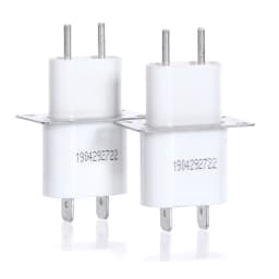 2 pcs Microwave Oven Magnetron Tube with Through-Core Capacitor Pin Sockets Electronic Converter for Home Appliance Repair