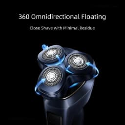 MIJIA Electric Shaver Pro 360° Floating Head,Dual Ring Lock,Smart Color Display,IPX8 Wet & Dry,USB-C,Rechargeable Beard Razor