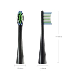 4 Pcs/Pack Electric Toothbrush Replacement Heads for Oclean All Models X Pro Elite, X, X Pro, Flow, F1, Air 2. With Hygienic Cap