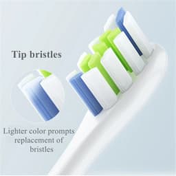 4 Pcs/Pack Electric Toothbrush Replacement Heads for Oclean All Models X Pro Elite, X, X Pro, Flow, F1, Air 2. With Hygienic Cap