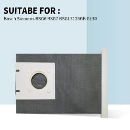 Washable Vacuum Cleaner Type G Cloth Dust Bag for Bosch SIEMENS BSG6 BSG7 BSGL3126GB GL30 Pro Energy Hoover Type G Bag