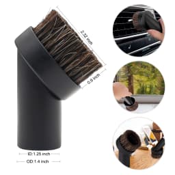 For 32mm 35mm 1 1/4in 1 3/8in Vacuum Cleaner Accessories Universal Vacuum Nozzle Suction Brush Head Crevice Tool for Bed Sofa