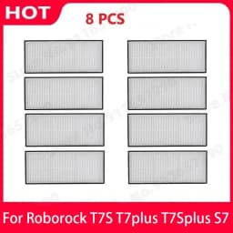 High Quality Roborock S7 T7S Replacement Washable Hepa Filter Spare Parts Vacuum Cleaner Household Accessories