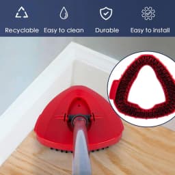 Spin Mop Cloth Head Base Scrub Mop Brush Head Replacement for Vileda O-cedar 360 ° Easy Wring Tank System Shower Floor Mop Brush