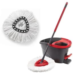 Spin Mop Cloth Head Base Scrub Mop Brush Head Replacement for Vileda O-cedar 360 ° Easy Wring Tank System Shower Floor Mop Brush