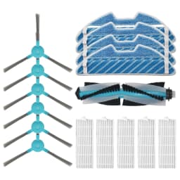 Main Roller Side Brush Hepa Air Filter Mop Cloth Replacement Parts for Conga 1290 1390 1590 Robot Vacuum Cleaner Spare