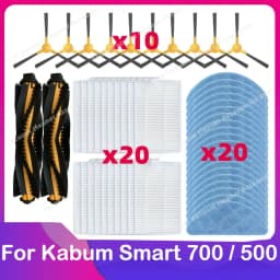 Compatible for Kabum Smart 700 / 500 Robot Vacuum Cleaner Main Roller Side Brush HEPA Filter Accessories Parts Spare