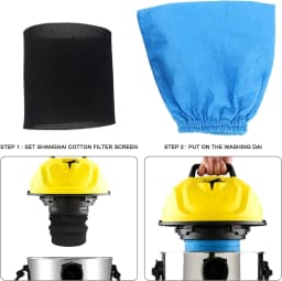 Textile Filter Bag And Filter Elements For Karcher MV1 WD1 WD2 WD3 NT Series Vacuum Cleaner Filter Bag Parts Filter Replacement