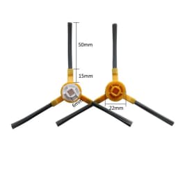 6pcs Side Brushes Kit For IKOHS NETBOT S15 Robot Vacuum Cleaner Parts Accessory Home Cleaning Dust Clean Up Replacement
