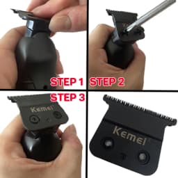 Kemei KM-2299 Original Replacement Blade Hair Clipper Blade Cutter Head For Hair Trimmer Cutting Knife Head Parts Accessories