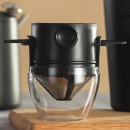 Coffee Filter Portable Stainless Steel Coffee Tea Funnel Reusable Tea Infuser Coffee Dripper Drip For Home Office Outdoor Travel