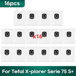 Fit For Tefal Rowenta X-plorer Serie 65+, 75S RR8577WH, 75S+ RG8597W / RR8587WH Accessories Brush Hepa Filter Mop Wipe Dust Bag