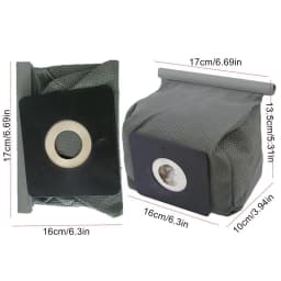 1/2/3PCS Newest Universal Vacuum Cleane Cloth Bag Washable Cloth Bag For Universal Vacuum Cleaner Bag Reusable