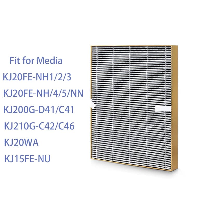Suitable for Midea Air Purifier KJ20FE-NH1/NH2/NH3 Filter KJ200G-D41/C42 Element 310*242*35mm Air Clean