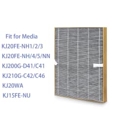 Suitable for Midea Air Purifier KJ20FE-NH1/NH2/NH3 Filter KJ200G-D41/C42 Element 310*242*35mm Air Clean