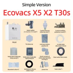 Ecovacs X11 X12 T90 X9 T50 X8 X1 Robot Vacuum Water Change Kit Auto Water Refill and Drain Water Hookup Accessories ModuleM