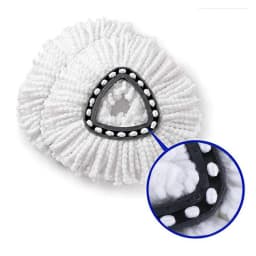 For O-cedar and Vileda EasyWring 1 Tank System Washable Mop Pad Triangle Rotating Mop Head Base Scrub Mop Brush Head Accessories