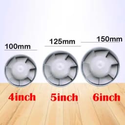 4/6 inch 220V Silent Ventilation Air Vents Ventilator Extractor Exhausted Extractor Fan Ventilator Bathroom Kitchen Washroom